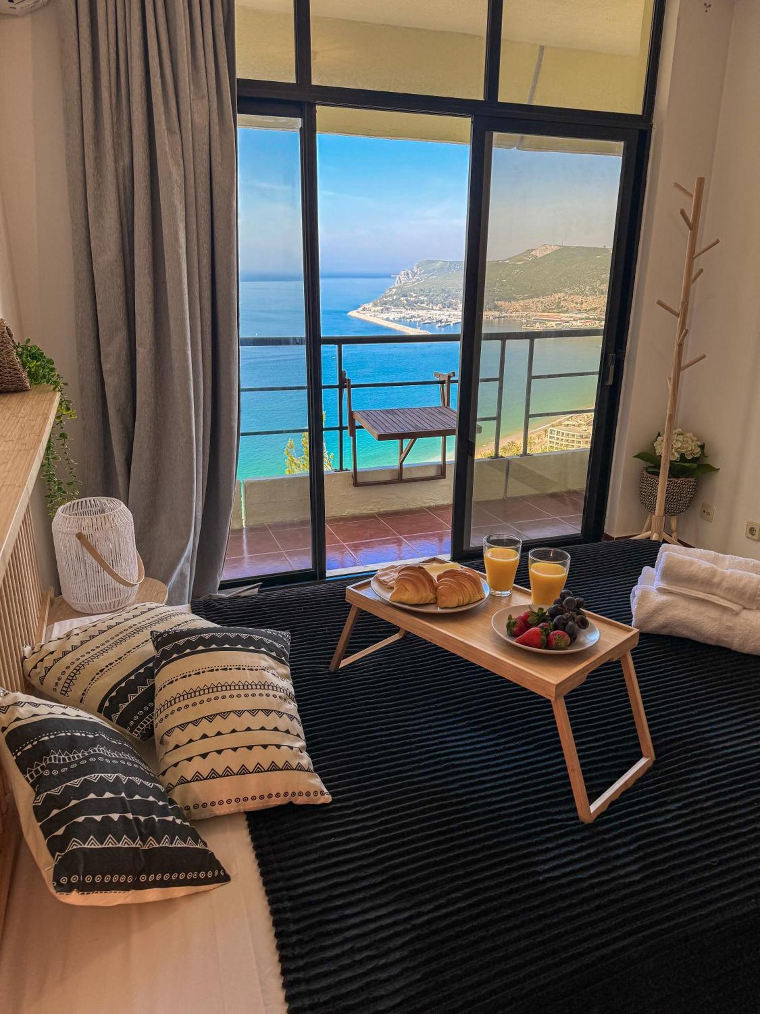 Penthouse Ocean View Sesimbra - Parking @Center Daire Dış mekan fotoğraf